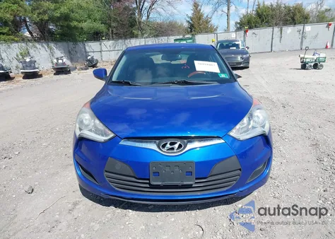 2012 Hyundai Veloster Base W/Black из США, поврежденный, VIN KMHTC6AD3CU036217